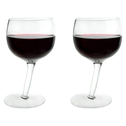 Vinology Tipsy Wine Glasses, Pack of 2 Cover