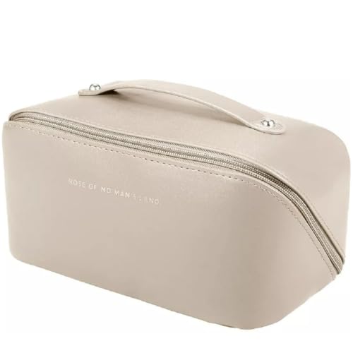 Bolsa Necessaire Maquiagem Cosméticos Feminina Organizadora para Viagem (bege)