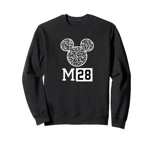 Sweatshirt Mickey Mouse M.1928 en coton premium avec finitions vintage