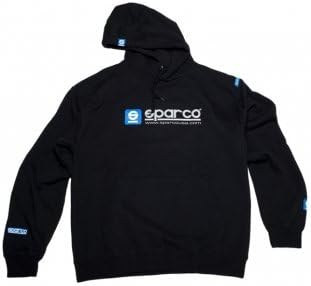 Sparco SP03100NR5XXL WWW XXL Black Hooded Sweatshirt by Sparco