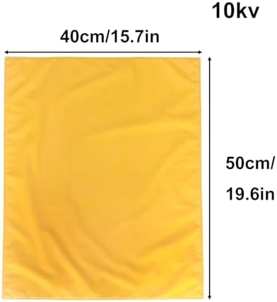 Insulated Electrical Safety Blanket, 0.4kV/10kV Rated Resin Mat for Live Work & Power Maintenance - Essential Electrical Tool, Durable 40x50cm Size for Safety Compliance