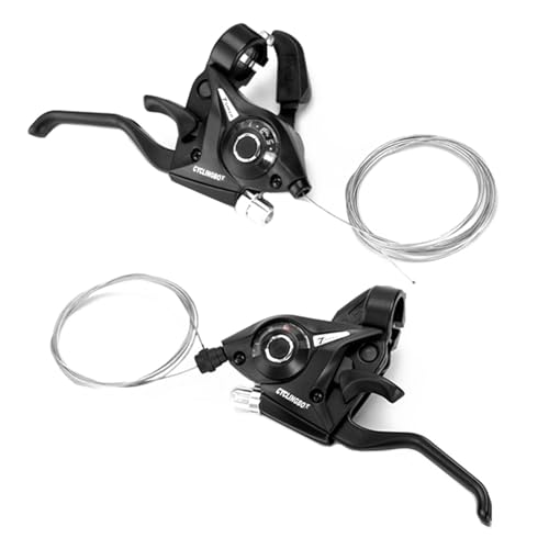 自転車用変速機セット - マウンテンバイク自転車用変速機 - マウンテンバイクキット,マウンテンバイクアルミニウム合金ワンピース自転車シャム21スピードガバナーデジタルギアダイヤルライディング機器 - マウンテンバイクアルミ合金ワンピース自転車結合21速ス