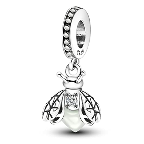 Abalorio de abeja en plata con caja de regalo para fechas especiales