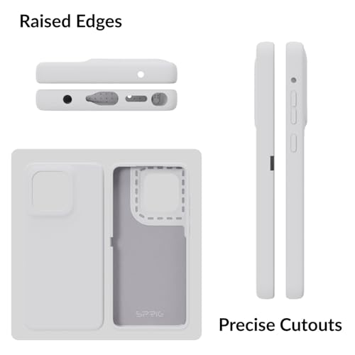 Image of SPRIG Compatible with Moto Edge 60 Stylus Premium SilkTone Back Cover Drop Tested Shock Proof Mobile Case for Men, Women, Boys and Girls with Camera Protection (White)