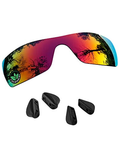 Image of Raydi Polycarbonate Replacement Lenses & Nosepads for Oakley Ridgeline OO9419 Sunglasses