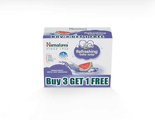 Image of Himalaya Nourishing baby soap 75g | Buy 3 Get 1 Free | No 1 Doctor prescribed brand | Honey, Sunflower oil, Milk, Castor Oil |Antibacterial and Moisturization Action for sensitive skin|Gentle.Safe.researched