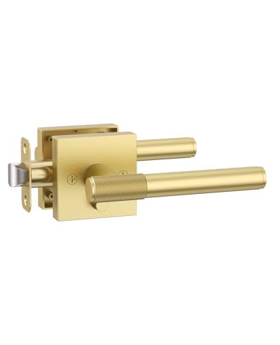 Asidrama 1 Pack Gold Privacy Interior Door Handles