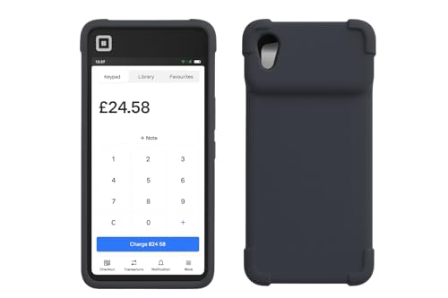 Funda protectora para parachoques de mano cuadrada contra arañazos con pantalla negra