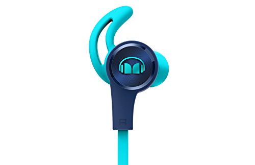 Monster iSport Achieve - Auriculares tipo In-Ear com microfone, cor azul