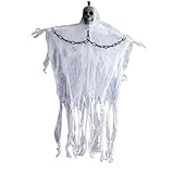 ハロウィン 飾り 85cm ハロウィン吊り鬼 吊り下げ お化け屋敷 怖い 雰囲気 ホラー 幽霊 スカル 吊り飾り 屋内 屋外 文化祭 学園祭 ドア 窓 リビング 寝室 アパート (手鎖付き男吊り鬼)