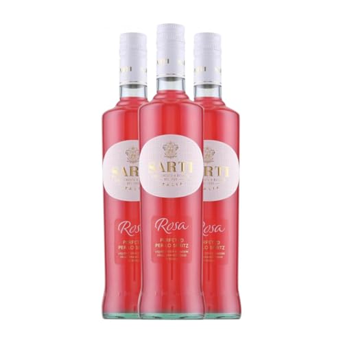 Vodka Sarti. Rosa 70 cl (Caja de 3 Botellas de 70 cl)