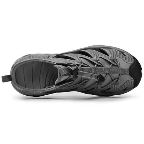 Mens Closed Toe Sandals Beach Water Shoes Men Hiking Sport Leather Saltwater Fisherman Waterproof Sandals3