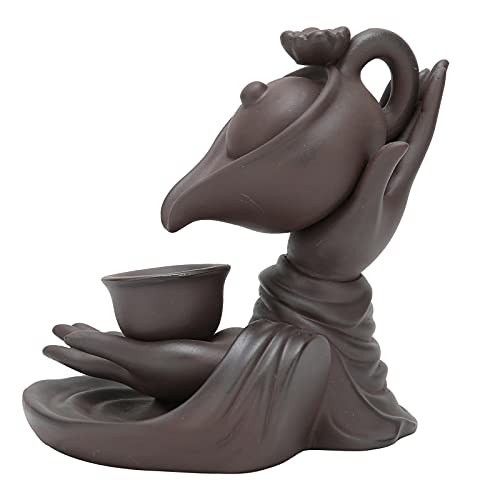 FECAMOS Portaincenso a riflusso, bruciatore di incenso a Cascata per bruciatore di incenso a Cono di reflusso per la Camera da Letto di casa