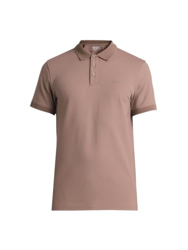 Image of JACK & JONES Men's Cotton Solid Slim Fit Polo T-Shirt