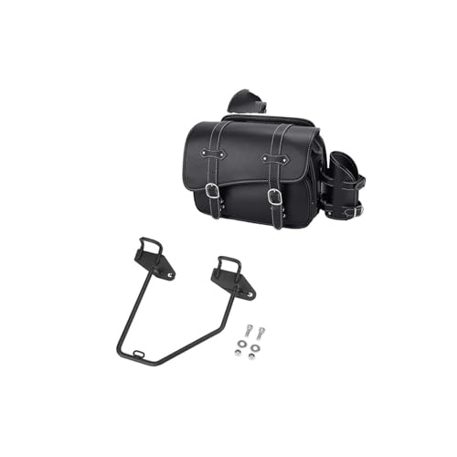 Sac selle latéral moto étanche et résistant pour Kawasaki W800 et VN250 gauche