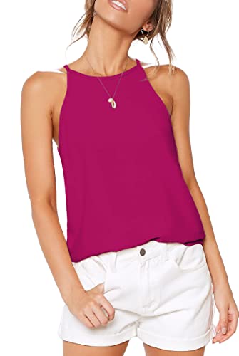 Image of LouKeith Womens Tank Tops Casual Flowy Printed Vest Shirts Sleeveless Cotton Soft Summer Tees Blouses