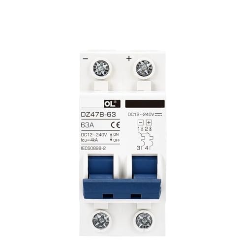 Disjoncteur de batterie CC pour stopper la surchauffe et surcharge de circuit 48V