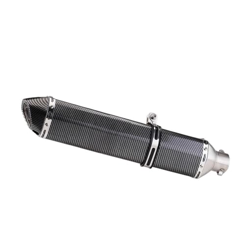 Pot d'échappement moto universel 51mm avec réduction de bruit pour position d'origine