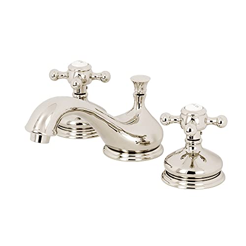 Kingston KS1166BX Widespread Bathroom Faucet Polished Nickel
