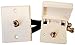 Prime Products 08-6215 White Weatherproof Cable TV Kit