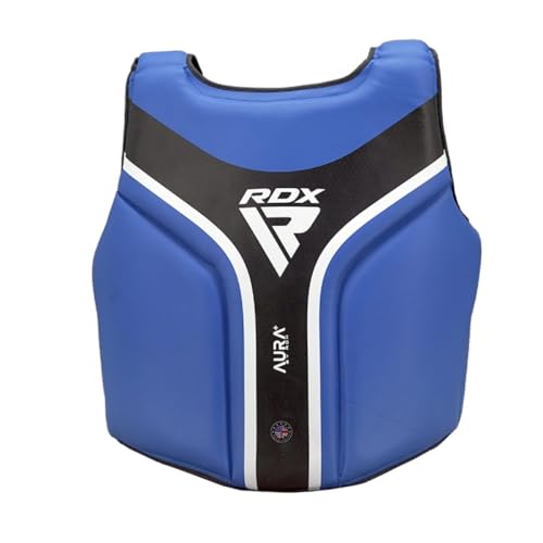 RDX Protège-Poitrine Aura Plus T-17 Bleu et Noir pour Arts Martiaux