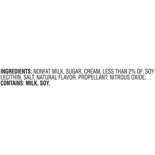 Reddi-wip Sweet Foam Coffee Topper, Made with Nonfat Milk and Cream, Gluten-Free, No Artificial Flavors, 13 oz, 6 Pack