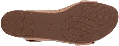 Gentle Souls by Kenneth Cole Women's Women's Gisele Two Band Heeled Sandal, Natural, 7 | Image 3