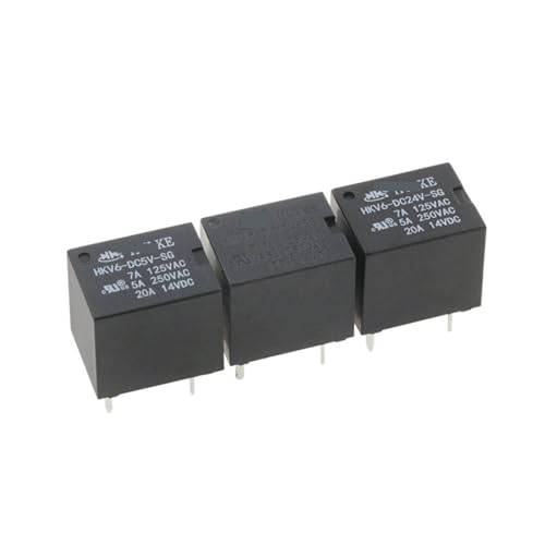 Relais HKV6-DC12V-SG à 5 broches 20A pour circuits électroniques