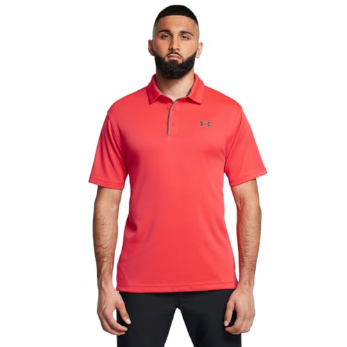 Image of Under Armour Men's Polyester Solid Tech Polo | T-Shirt | 1290140-001