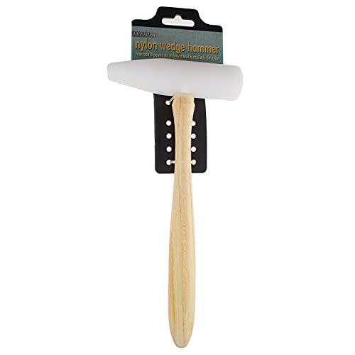 The Beadsmith HAM21 Nylon Wedge Hammer - 9.5 Inches Wooden Handle thumb #4