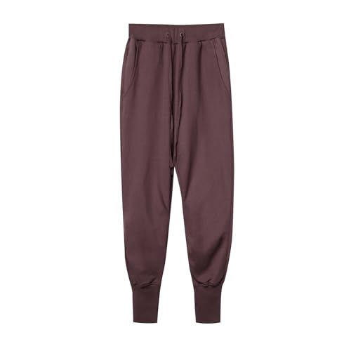 Men 2025 High Elastic Pant Fall Warm Drawstring Pencil Pants Casual Sport Solid Sweatpant Athletic Stretch Trouser 5