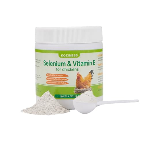 Selenium and Vitamin E Powder for Chickens Selenium for Chickens 4oz