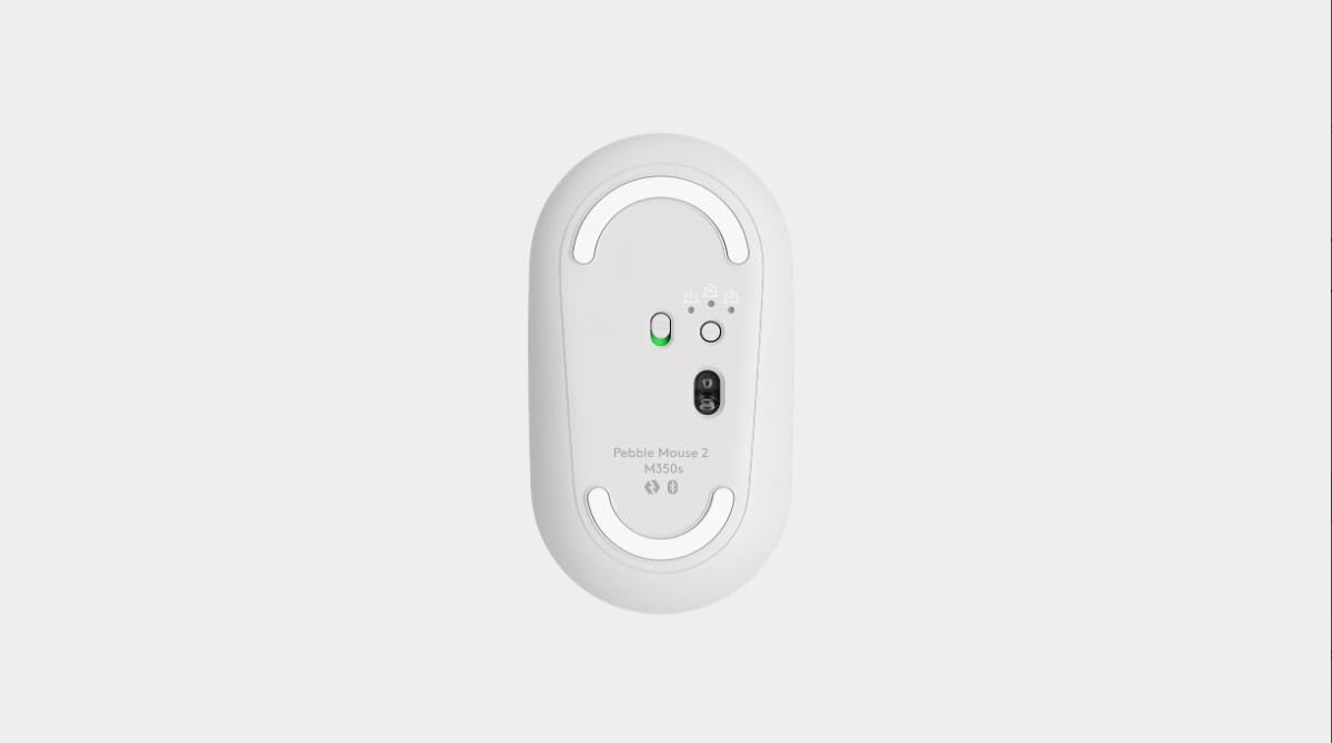 Logitech Pebble Keys 2 K380s, tastiera Bluetooth multi-dispositivo, stilizzata e portatile, Easy-Switch, Windows, macOS, iPadOS, Android, ChromeOS, layout QWERTY UK, bianco (bianco)