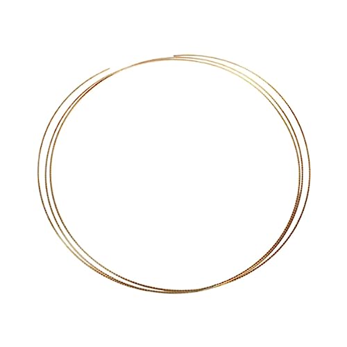 VICASKY Brass Fretwire for Guitar 8ft Length 1.5mm Versatile for Box Wiring Instrument