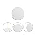 PYD Life 25 PCS Sublimation Ceramic Ornaments Bulk White 2.75 Inch Round Blank with Gold String for Crafting DIY Personalized Christmas Home Decor Bulk
