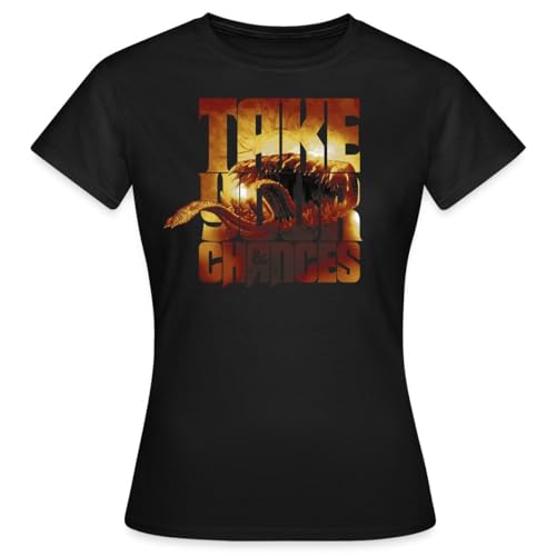 Spreadshirt Dungeons & Dragons DND Take Your Chances Zitat Frauen T-Shirt, M, Schwarz Spreadshirt Dungeons & Dragons DND Take Your Chances Zitat Frauen T-Shirt, M, Schwarz