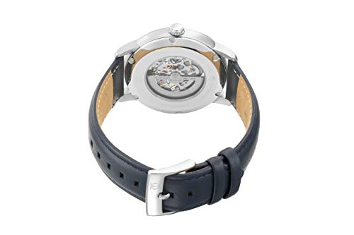 Titan Men Leather Mechanical Analog Champagne Dial Watch 90110Sl02/Nn90110Sl02, Band Color-Blue - Image 3