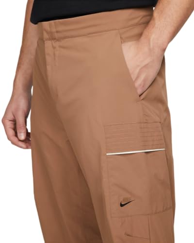 Nike Life Unlined Cotton El Chino Pants (US, Numeric, 38, Regular, Regular, Archaeo Brown/Sail/Ice Silver/Archaeo)2