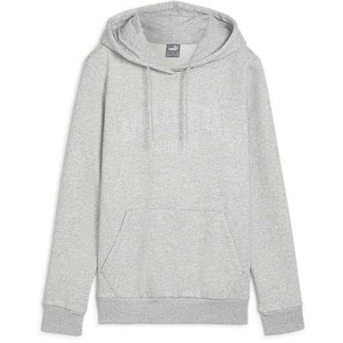 PUMA Womens Essentials+ Logo Lab Hoodie Fl Hoody Graph Reg 12