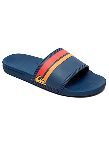 Quiksilver Rivi Slide - Slider Sandals for Men, Blue Blue Red Blue Xbrb, 6