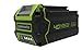 Price comparison product image greenworks 40V Lithium-ion 4Ah Battery - No charger included - 29727