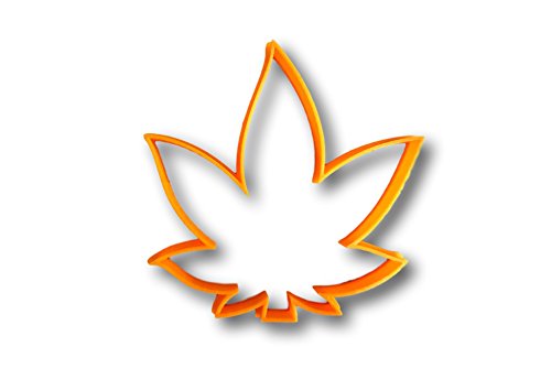 Cortador de galletas de hoja de marihuana (7.6 cm)