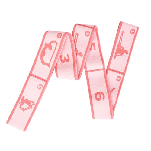 Stretching Gurt | 8-Teilig | Dehnungsband,Stretching zur Verbesserung der Beinflexibilität bei Kindern und Erwachsenen im Tanz Pilates Gymnastik Fitness