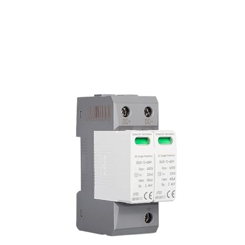 PV SPD 2P DC 600V évite les pannes d'onduleur dues aux surtensions