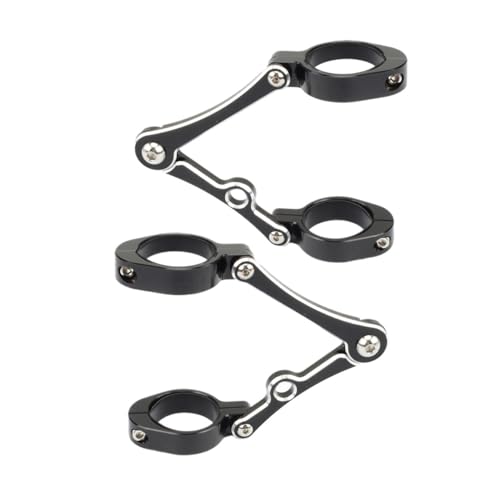 Soporte para faro de motocicleta anti vibración con abrazadera de 45mm de alta resistencia
