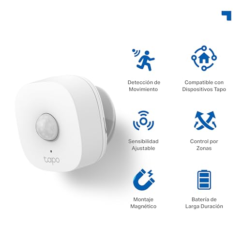 Tapo TP-Link T100 - Detector de Movimiento WiFi, Amplia Cobertura, Sensor de Alarma Antirrobo,Rotación 120º, Montaje Magnético, Control App, Requiere Hub - Image 2