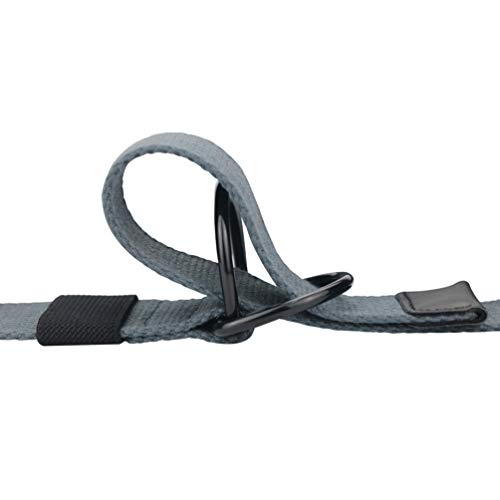 Image of Web Fabric Canvas Belt for Men Women with Double D Ring Buckle 1.5in Wide