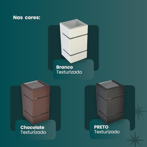 Arandela Friso e 2 Focos Efeitos Alumínio Externa Interna Muro Parede Jardim G9 Halopim Branca, Pret