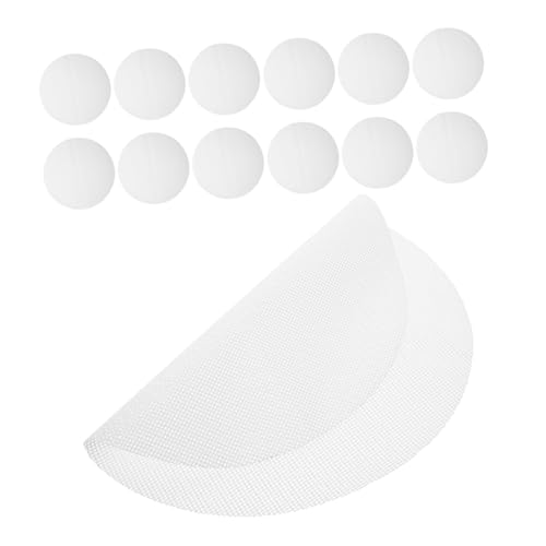 LOORGVEL 20個 再利用可能なシリコン蒸し器マット 丸型 耐熱食品グレード 蒸籠用 蒸し料理に 餃子 点心 蒸しパン 米飯対応 環境配慮簡単洗浄