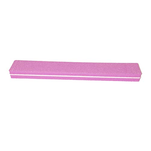 10 Stück Buffer Nagelfeile Rosa -Breit Gerade - Nagelstudio Buffer Feile - 100/180 Körnung - Profibuffer – Bild 3